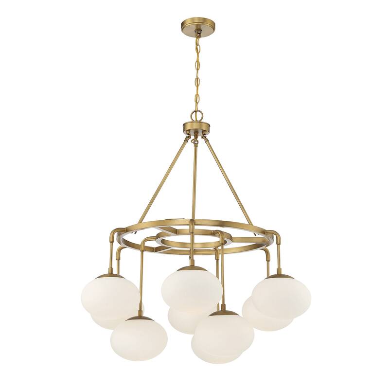 Meridian M10098 9 Light 34" Wide Chandelier