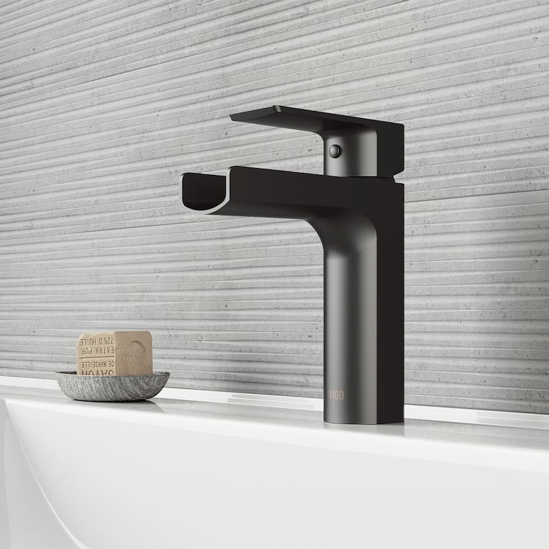 Vigo Ileana 1.2 GPM Single Hole Bathroom Faucet