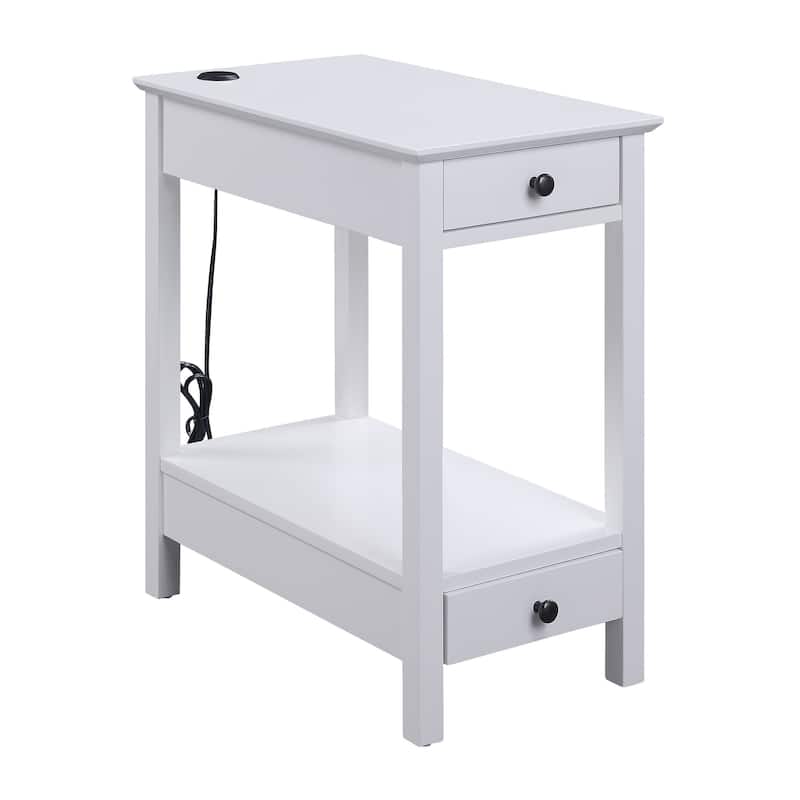 Albernaz Storage Accent Table with USB