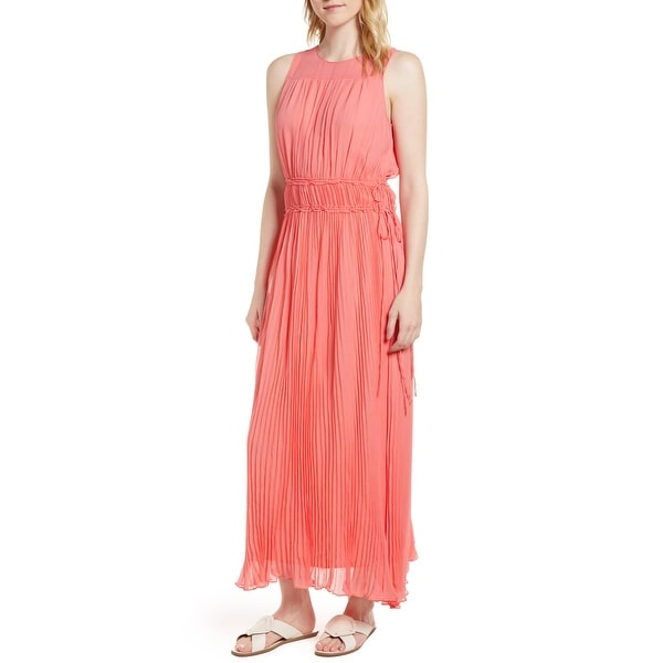 red maxi dress size 18