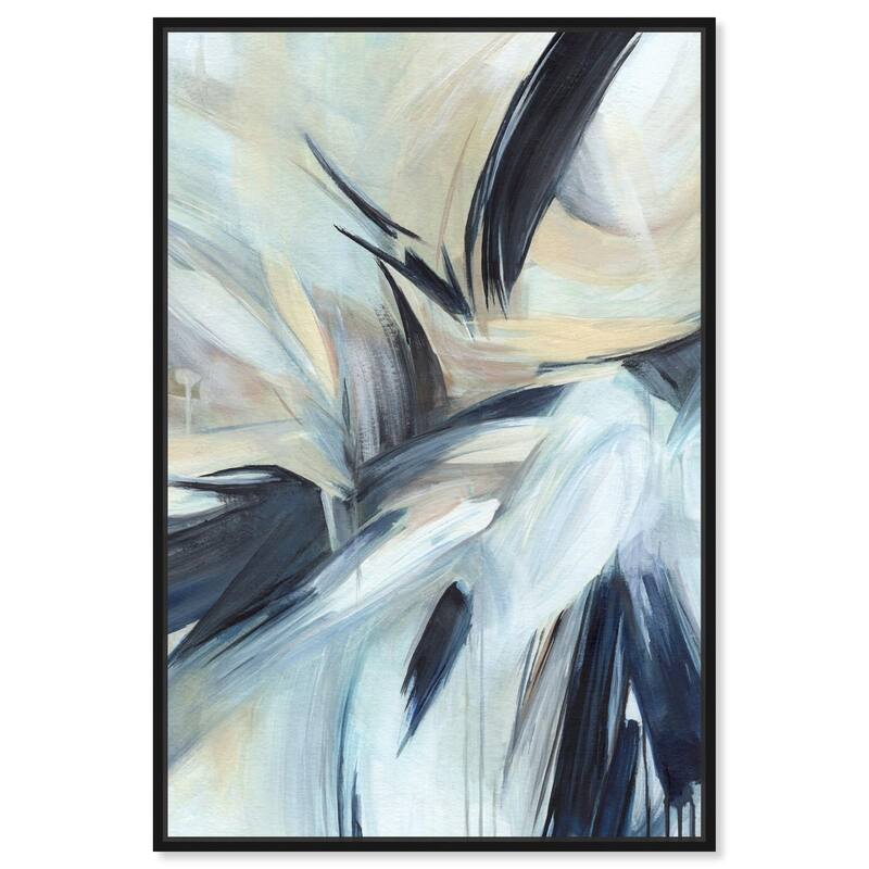 Layered Shadows Canvas by Art Remedy - Black - 16" x 24"