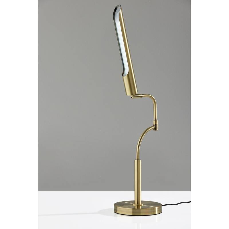 Zane LED Desk Lamp w. Smart Switch- Black