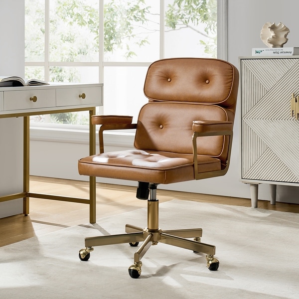 2/4 ぴよ 柏木工 DOLCI Highback chair HULALA HOME Debby Modern Faux Leather Height Adjustable Swivel