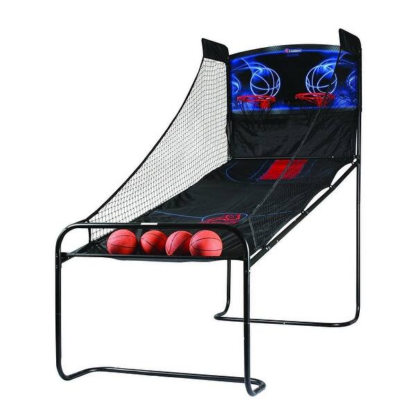 slide 2 of 4, Atomic Jumpball Double Shootout Arcade Basketball Game / M01462AW