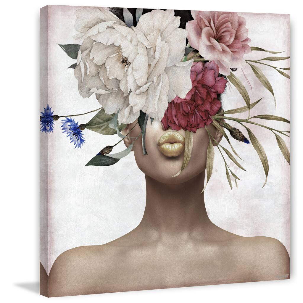 'Those Lips' Painting Print on Wrapped Canvas