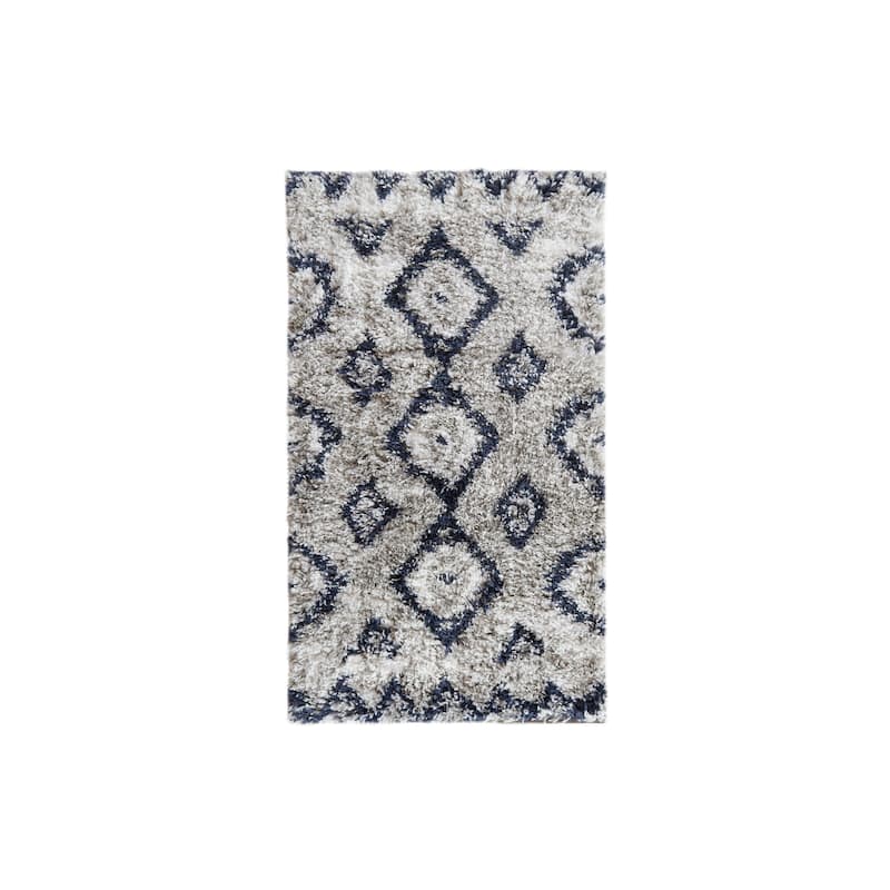 Nautica Puffy Fez Grey/Navy Rug