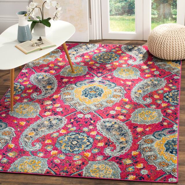 SAFAVIEH Madison Belle Vintage Paisley Pattern Area Rug