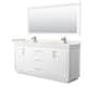 Option White, Bronze Trim, White Quartz Top