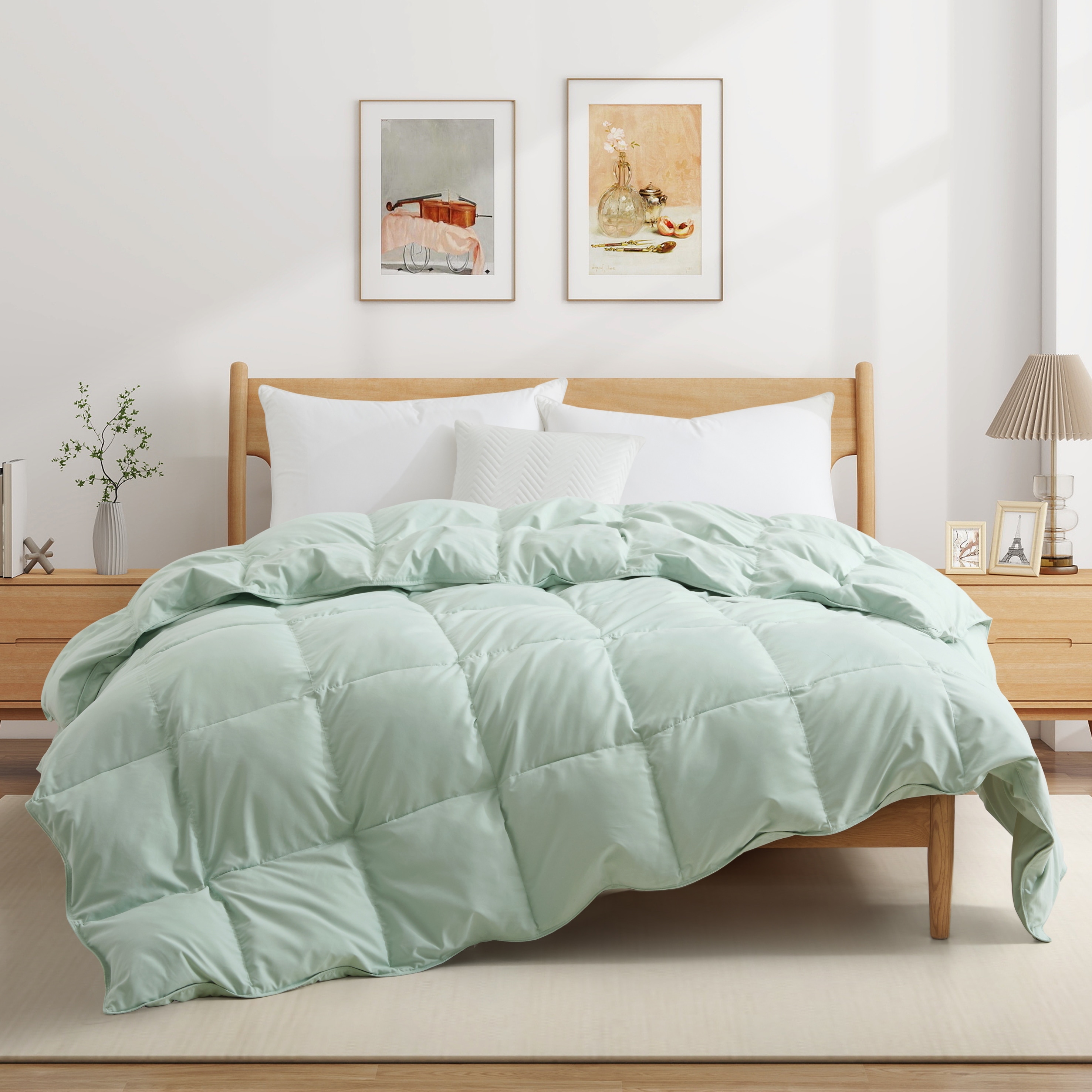 White Feather Down Comforter Duvet Insert All Warmth Levels Bed Bath Beyond 30671145