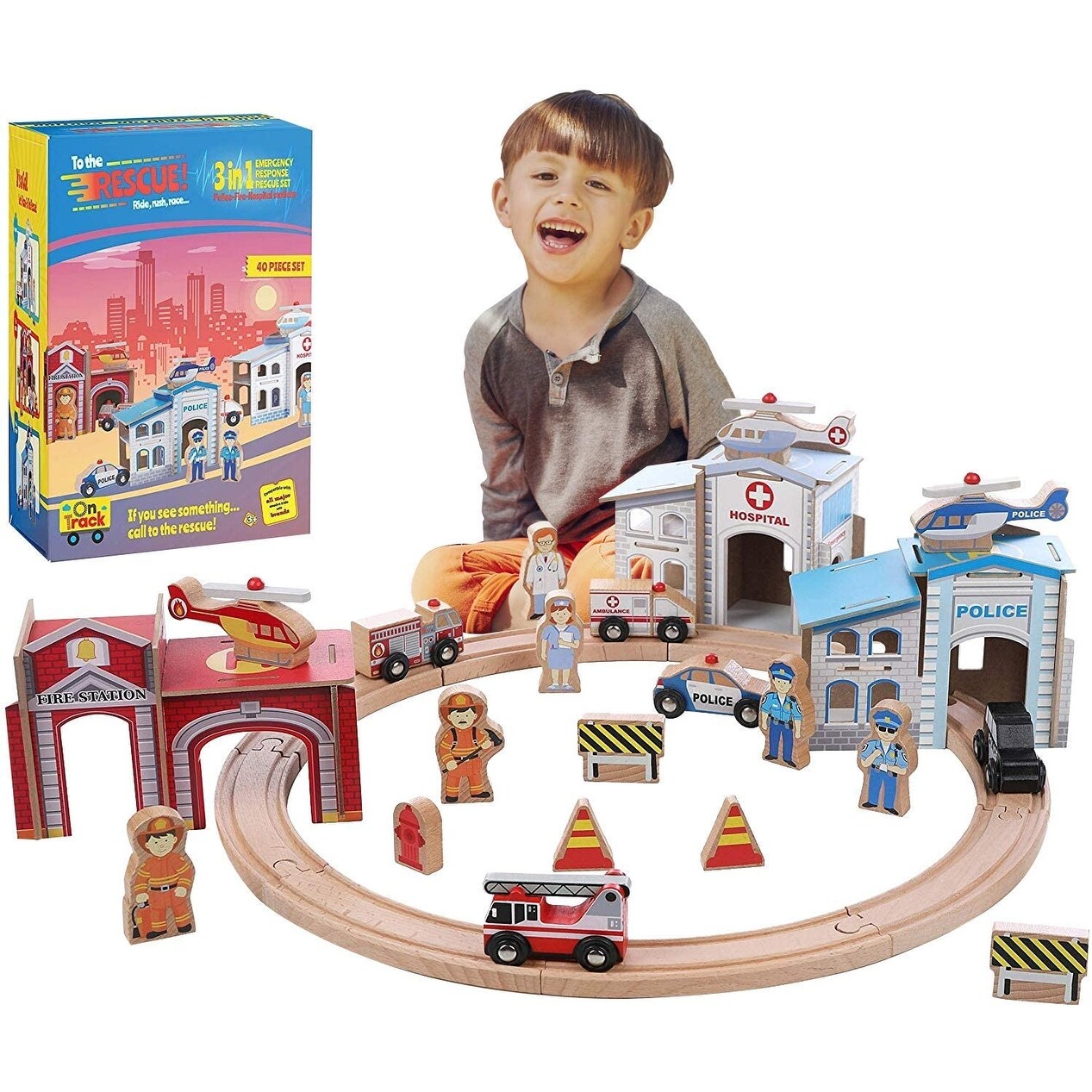 brio rescue police set