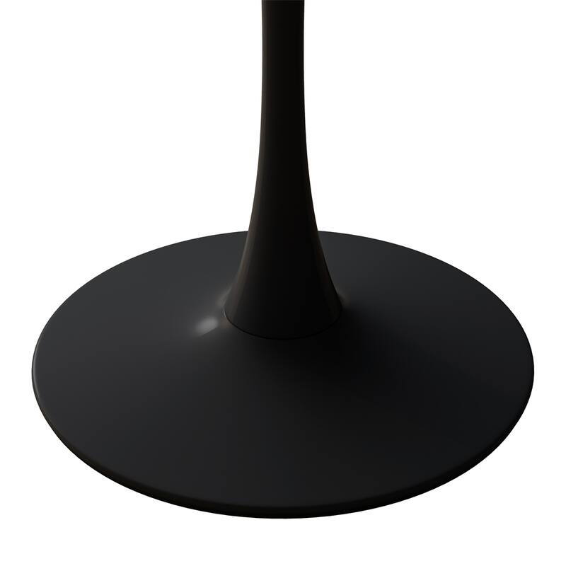 31.50"Modern Octagonal Coffee Table with MDF Table Top,Metal Base