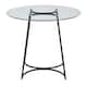 Option Black Metal/Clear Glass