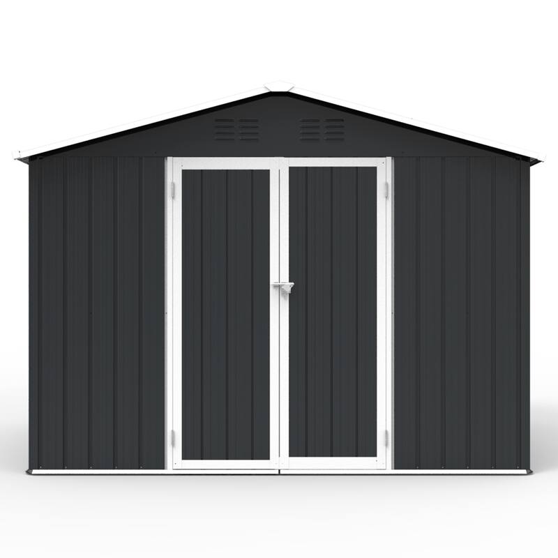 Metal garden sheds 6ftx8ft outdoor storage sheds