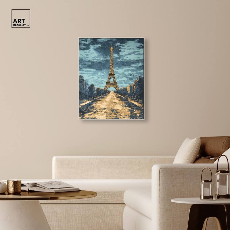 Textured Paris Embroidery Canvas by Art Remedy