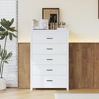 Wooden Dresser with 5 Drawer