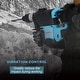 preview thumbnail 3 of 16, Rotary Hammer Drill 1100W 1-1/2" SDS Plus with Drill Bits & Case