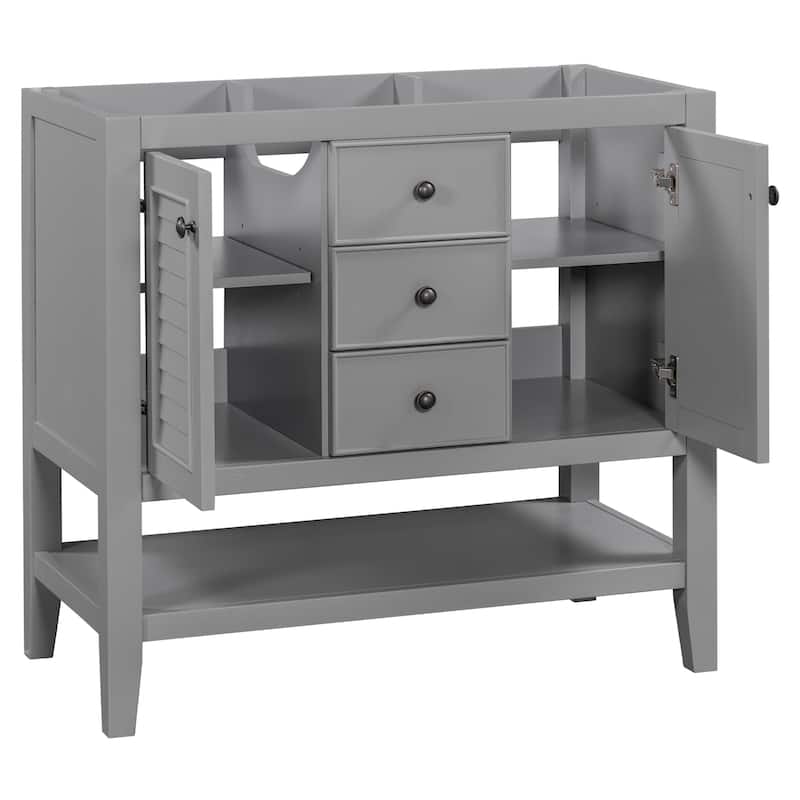 36" Bathroom Vanity without Sink