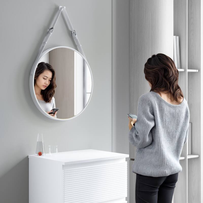 Goodrich 36" High Sling Mirror - Round 24" Diameter