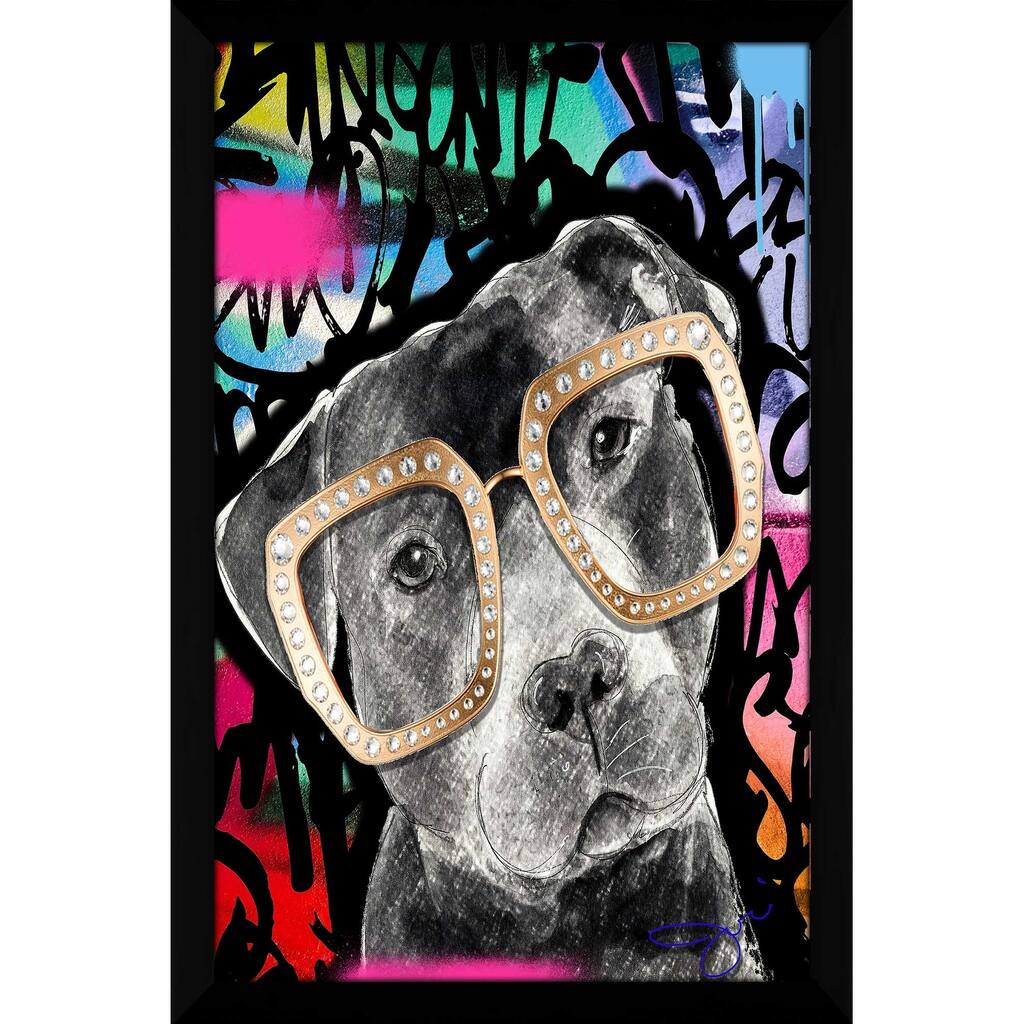 "Pitbull" by Jodi Print on Acrylic