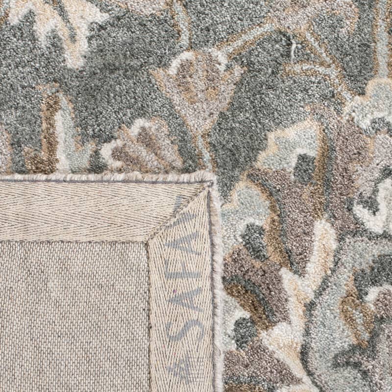 SAFAVIEH Handmade Bella Faith Modern Floral Wool Rug