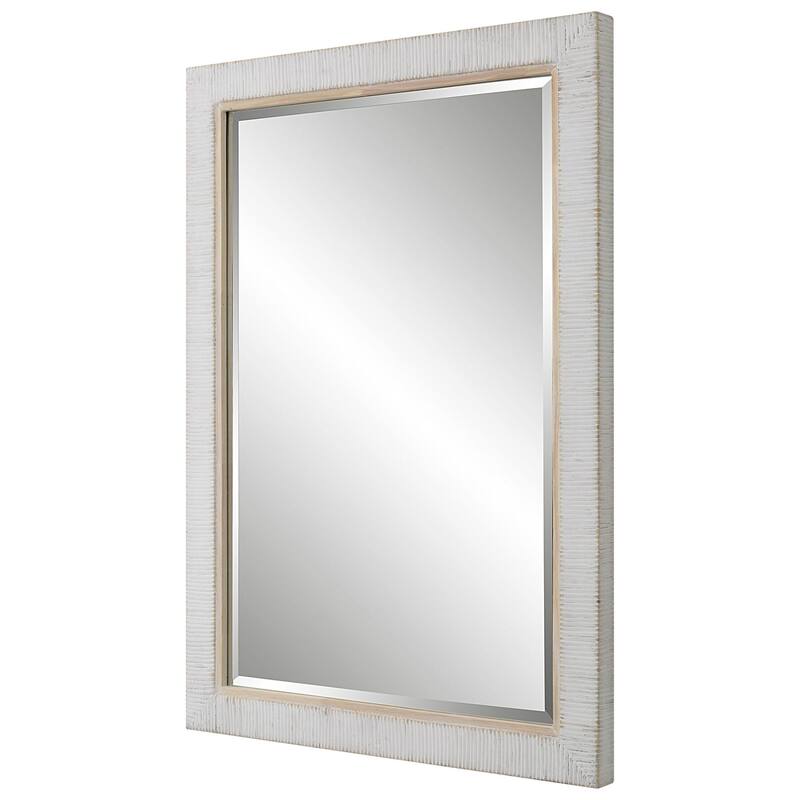 Uttermost 09829 Cape 24" W x 36" H Rectangular Framed Bathroom Mirror