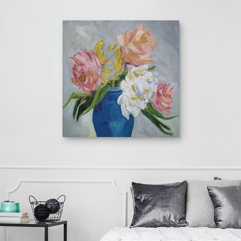Smell the Rose Crop REV by Alexi Fine Canvas Art Print