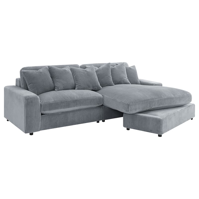 Blaine Upholstered Reversible Chaise Sectional Sofa
