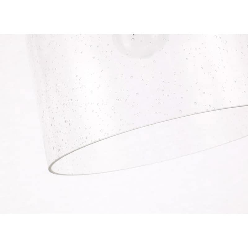 Candie 10-Inch 1-Light Clear Glass Pendant