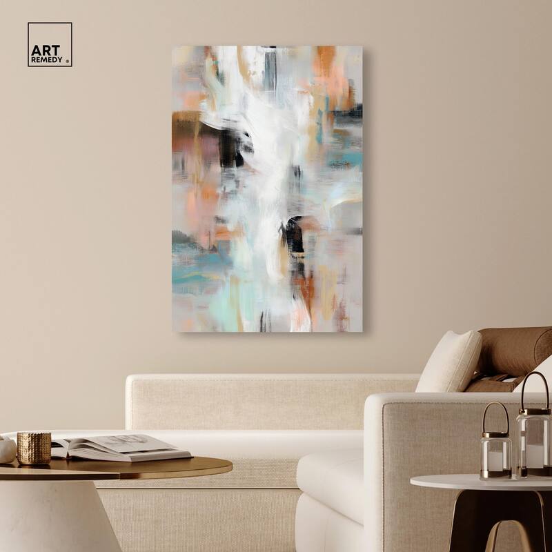 Gilded Mist Canvas by Art Remedy, Gallery Wrapped