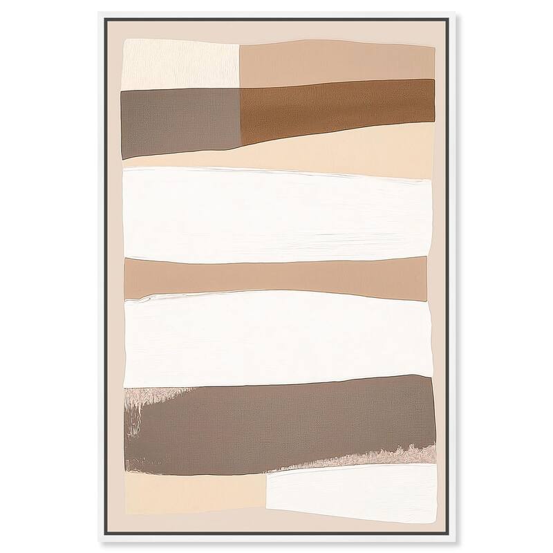 Linear Landscape I Canvas by Art Remedy - White - 36" x 54"