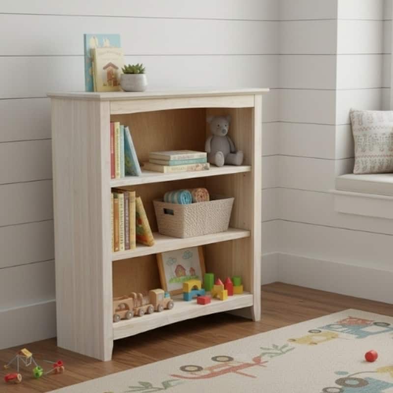 International Concepts Solid Wood Shaker Bookcase