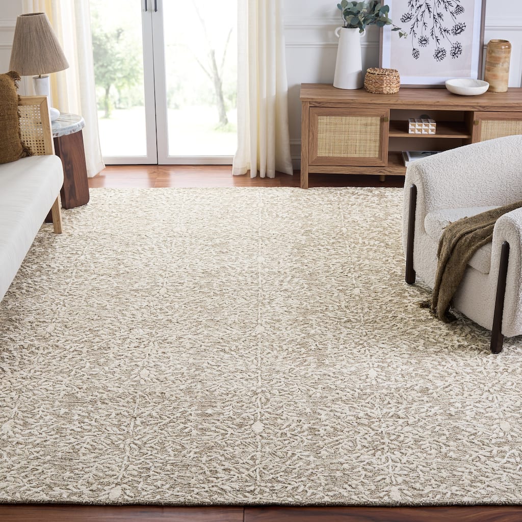 SAFAVIEH Handmade Glamour Hamideh Wool/ Viscose Rug