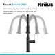 preview thumbnail 100 of 144, Kraus 2-Function 1-Handle 1-Hole Pulldown Sprayer Brass Kitchen Faucet