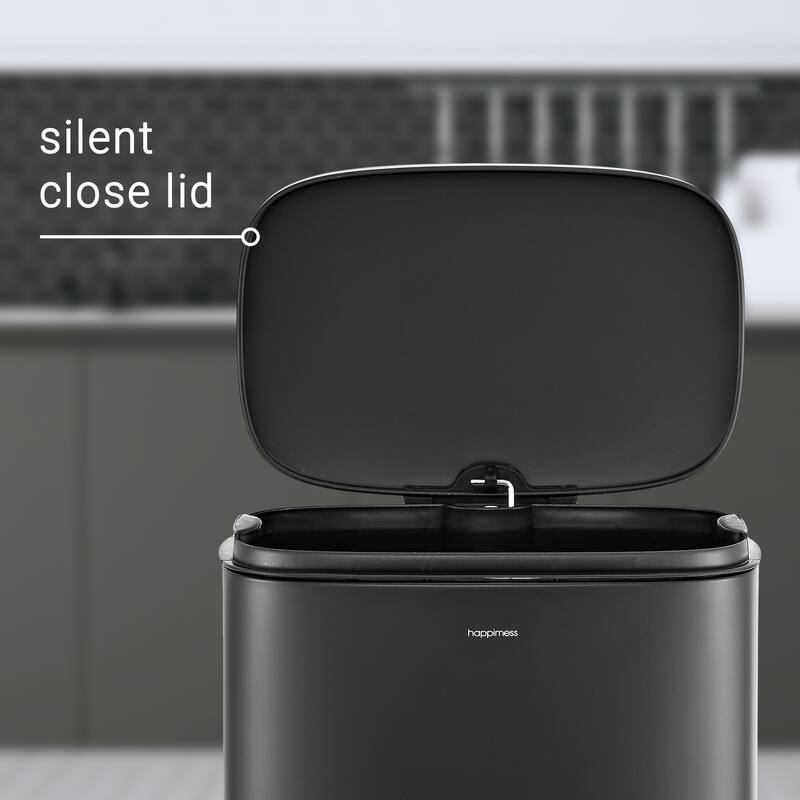 happimess Curtis 8-Gallon Step-Open Trash Can