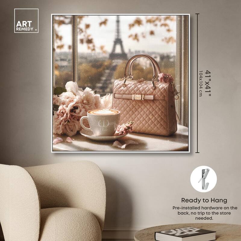 Glam by the Window Paris Canvas by Art Remedy