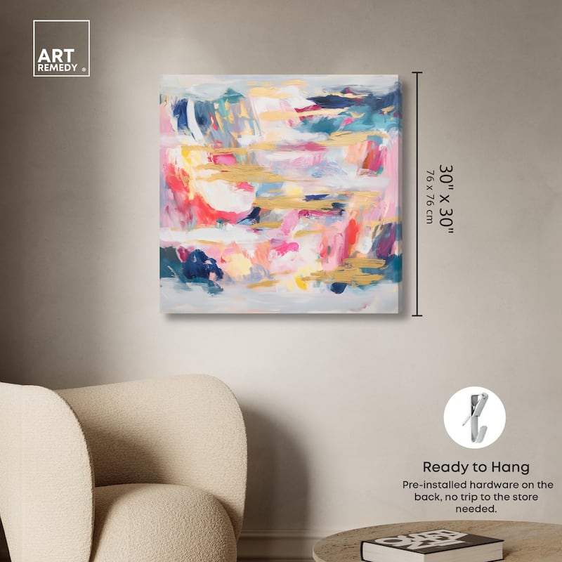 Balipink III Canvas by Art Remedy, Gallery Wrapped