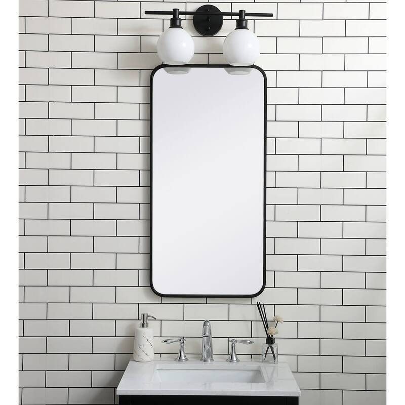 Elegant Lighting MR801836 Formiae 18" W x 36" H Contemporary