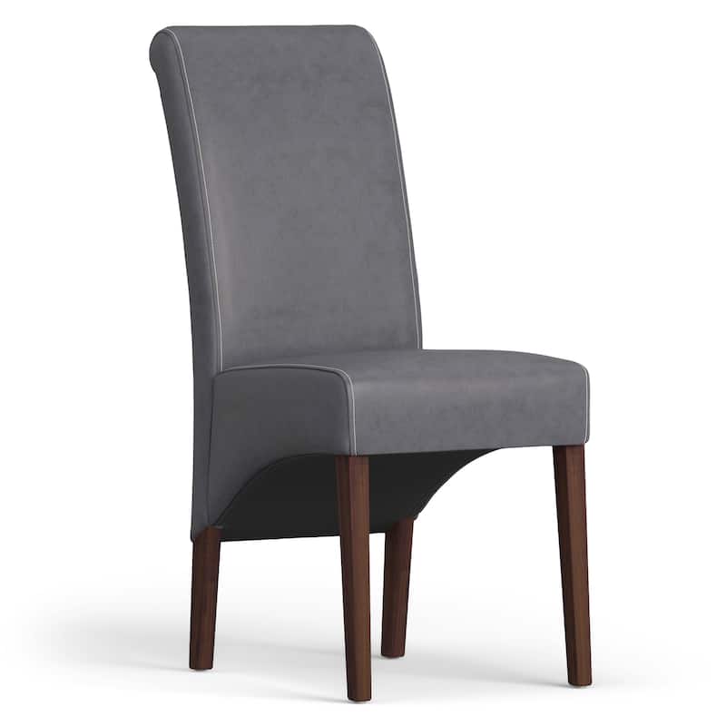 WYNDENHALL Franklin Transitional Deluxe Parson Dining Chair (Set of 2) - 17.7"w x 19.7"d x 40.2"h