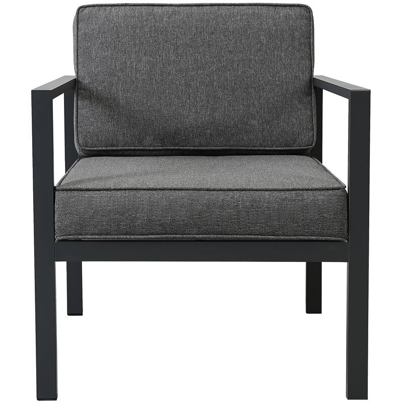 Outdoor Patio 5-piece Aluminum Alloy Conversation Set Sofa Set