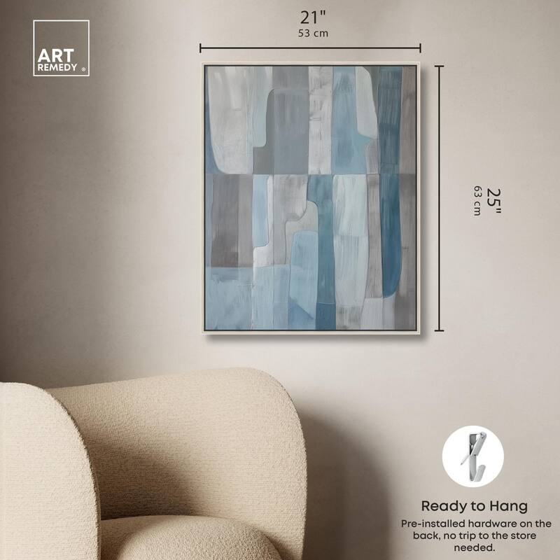 Tessellated Tones II Canvas by Art Remedy