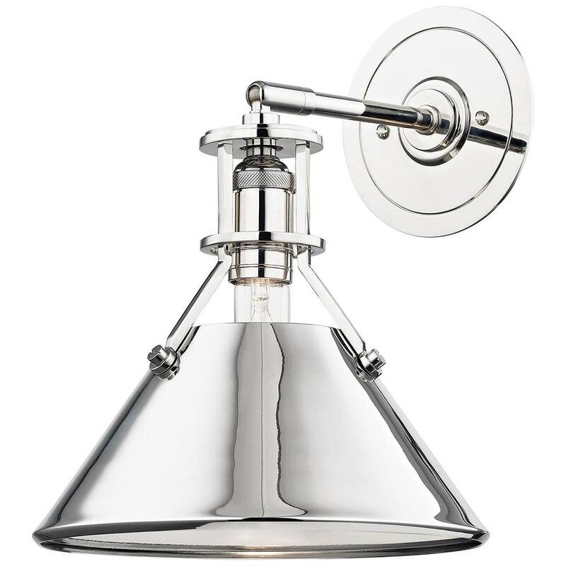 Hudson Valley Lighting METAL NO. 2 Single Light 11" Tall Wall Sconce