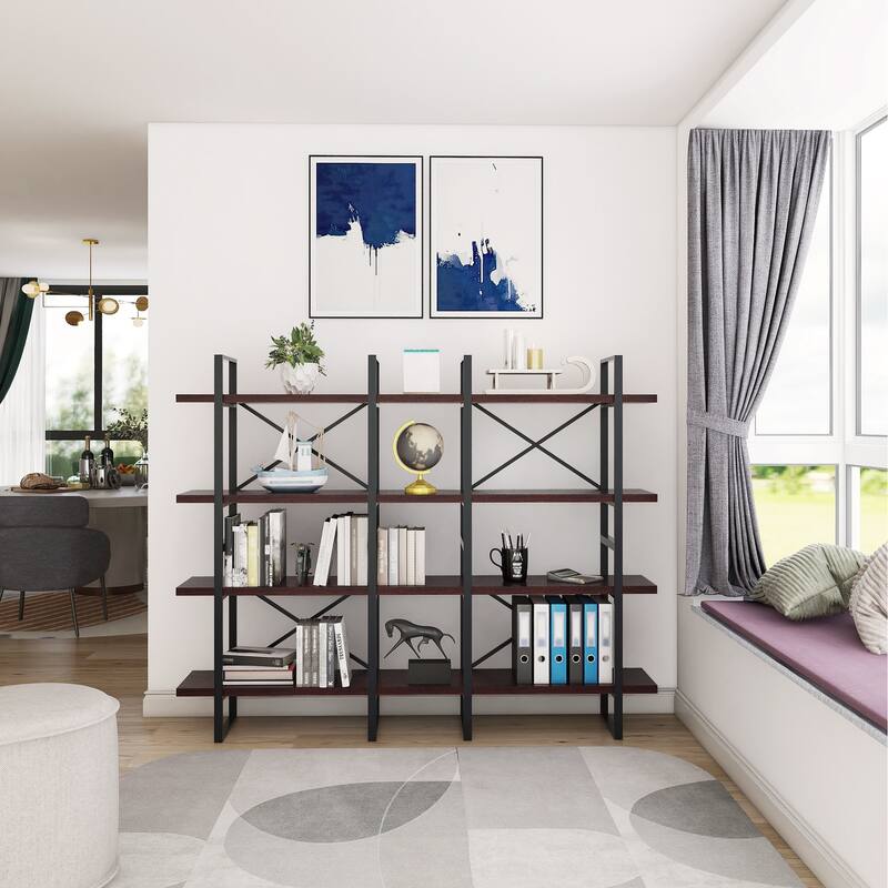 Davee Furniture 8-Tier Etagere Bookcase - 70.87*56.69*13 - 70.87*56.69*13 