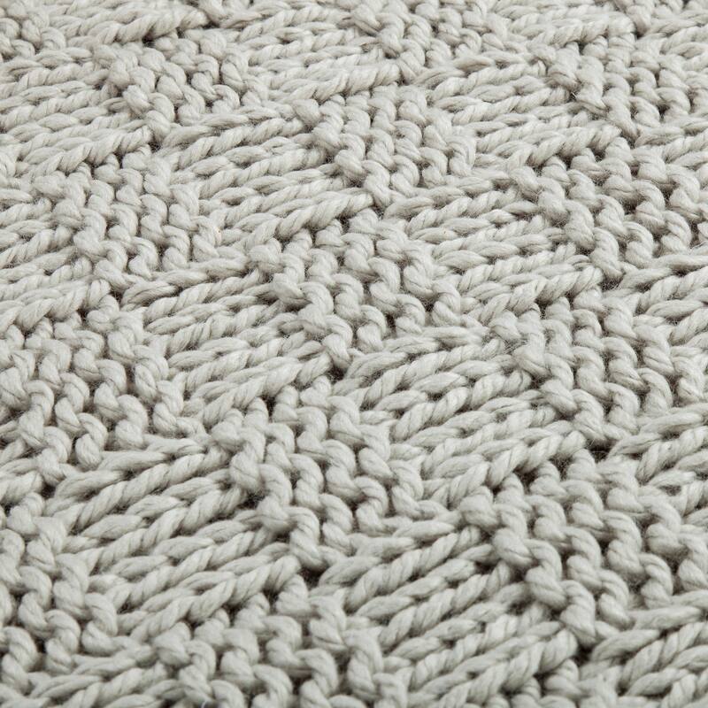 HiEnd Accents Chess Hand Knit Throw, 50"x60"