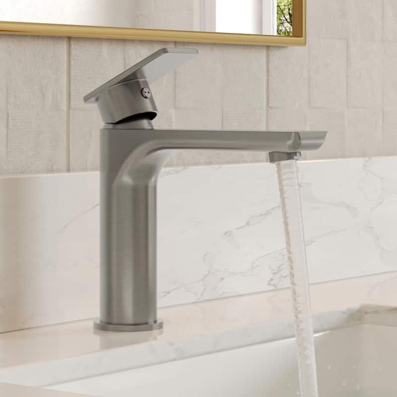 GRANDJOY Modern Single Handle Bathroom Faucet
