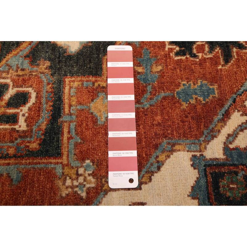 ECARPETGALLERY Hand-knotted Jules Sultane Dark Copper Wool Rug - 3'11 x 6'1