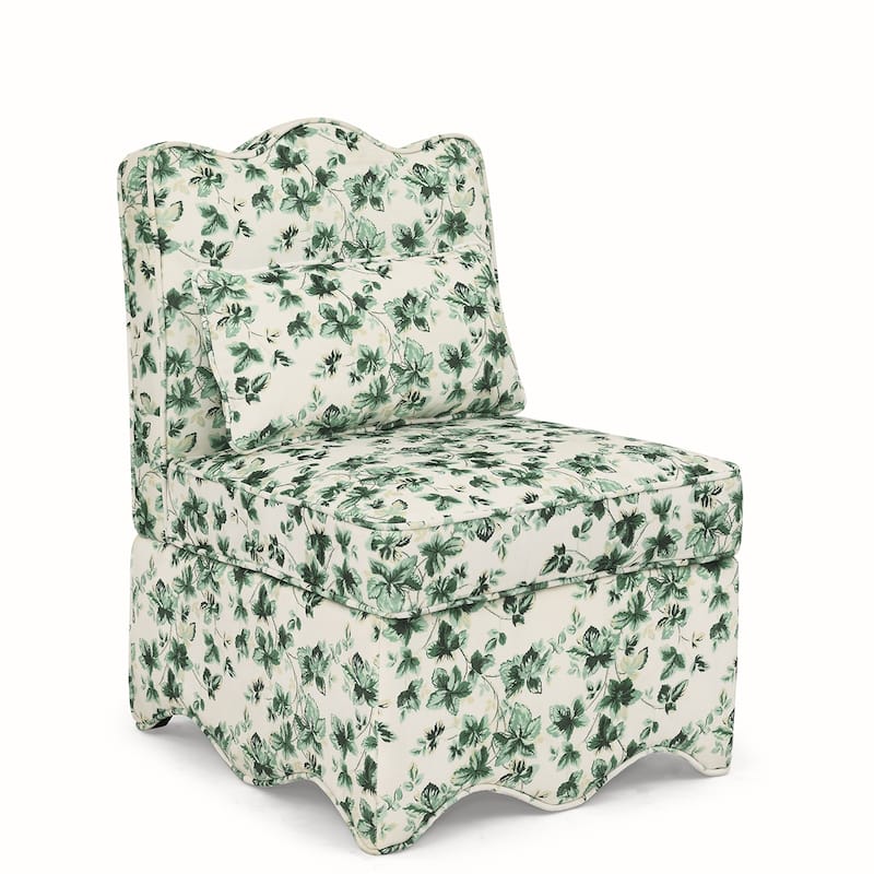 Flannel Single Armless Chair