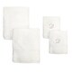 preview thumbnail 12 of 25, Authentic Hotel and Spa 4-piece White Turkish Cotton Towel Set with Silver Script Monogrammed Initial White - D