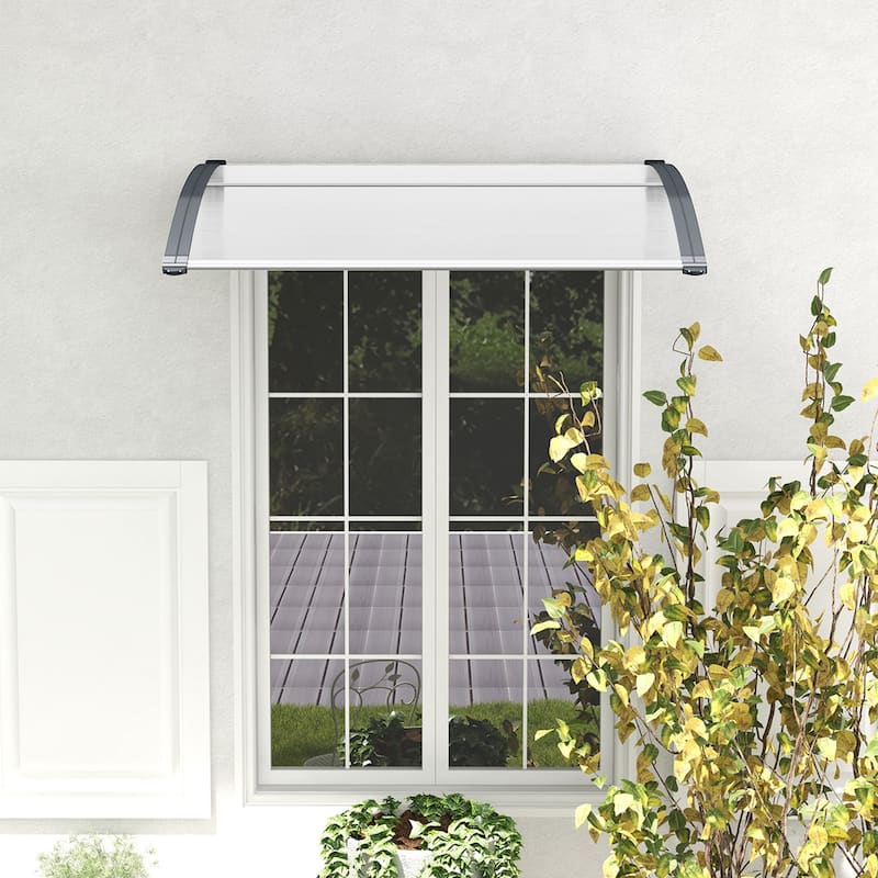Costway 48" x 40" Window Outdoor Awning Door Canopy Exterior Awning - See Details