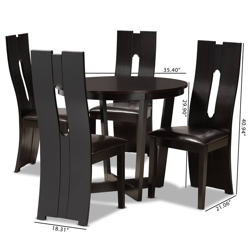 Sorley Modern and Contemporary 5-Piece Dining Set
