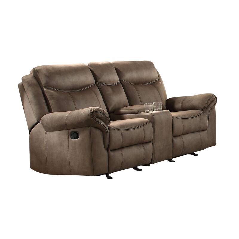 Brisa Manual Double Glider Reclining Loveseat